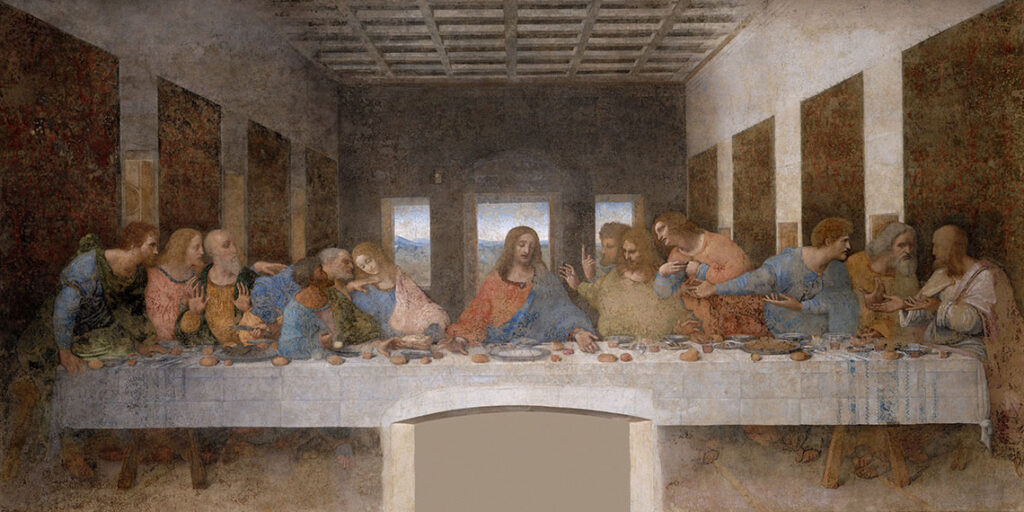 La Última Cena: Un lienzo de misterio y simbolismo, obra cumbre del genio narrativo de Da Vinci. / Foto: Wikipedia