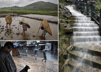 La vida en Mawsynram está íntimamente ligada a la lluvia/Foto: Hotspot Media